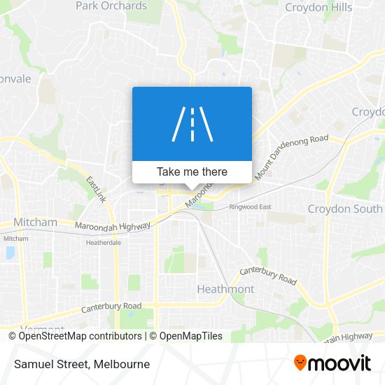Samuel Street map