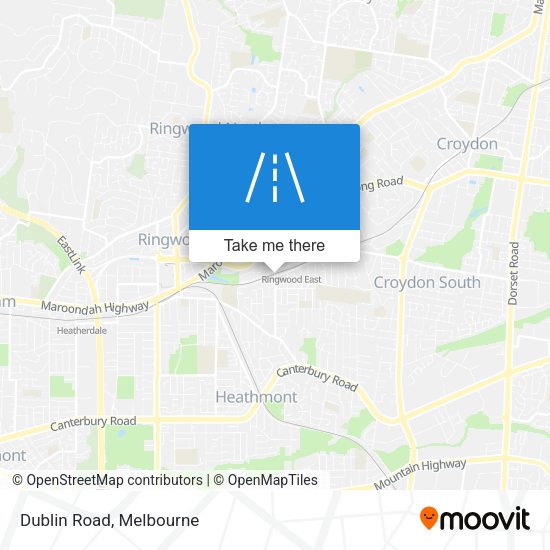 Dublin Road map
