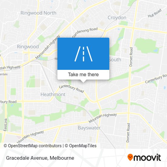 Gracedale Avenue map