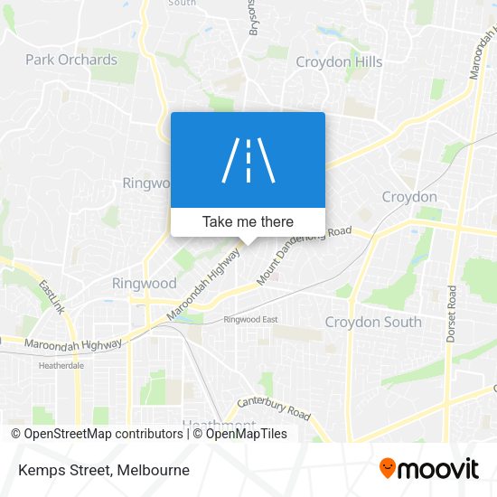 Kemps Street map