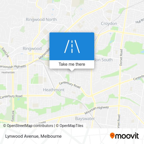 Lynwood Avenue map