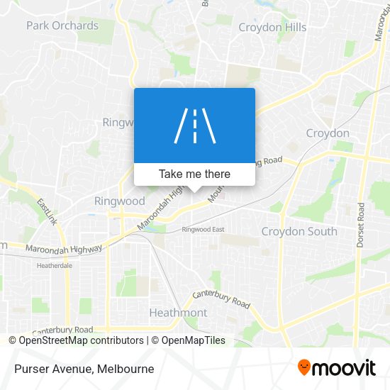 Purser Avenue map