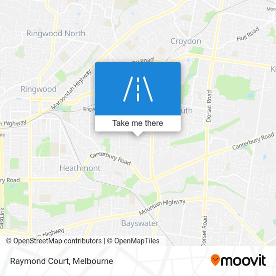 Raymond Court map