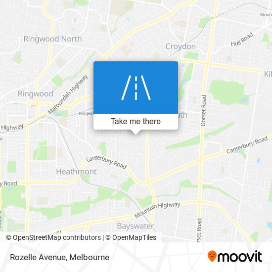 Rozelle Avenue map