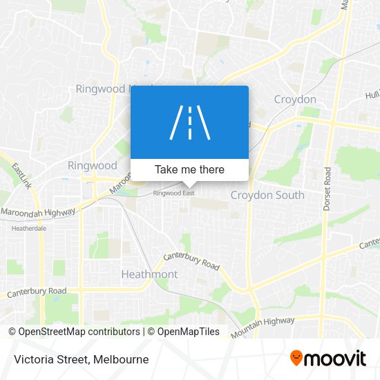Victoria Street map