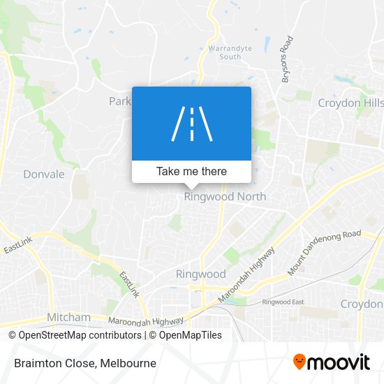 Braimton Close map