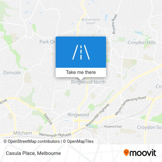 Casula Place map