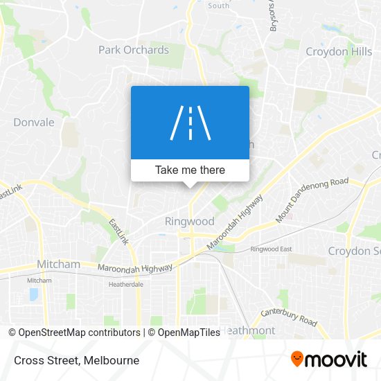 Cross Street map
