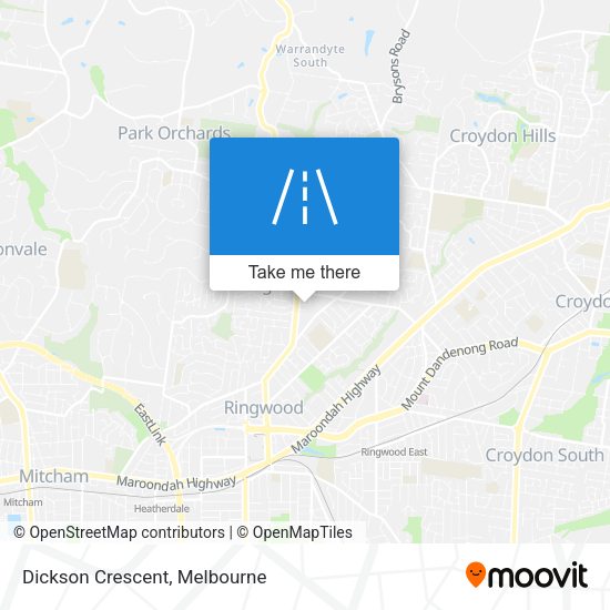 Dickson Crescent map