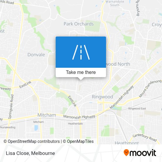 Lisa Close map