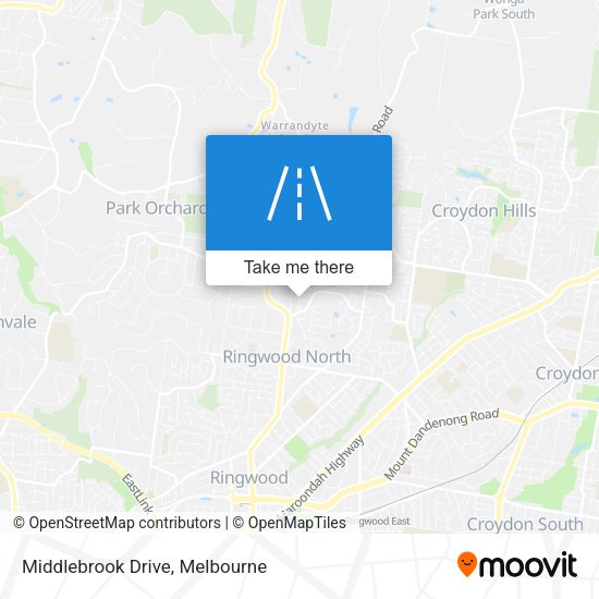 Middlebrook Drive map