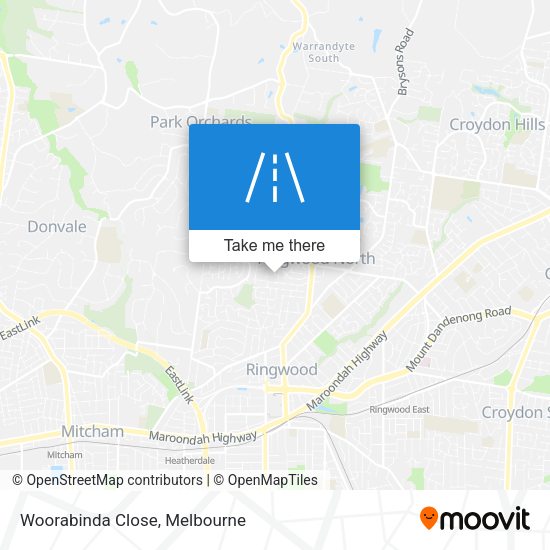 Woorabinda Close map