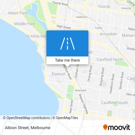 Albion Street map