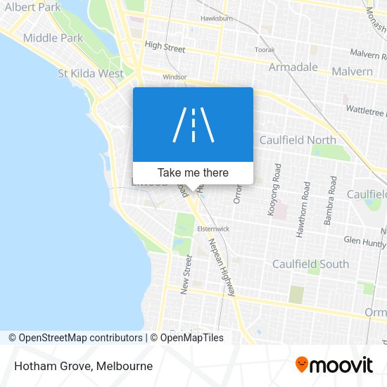 Hotham Grove map