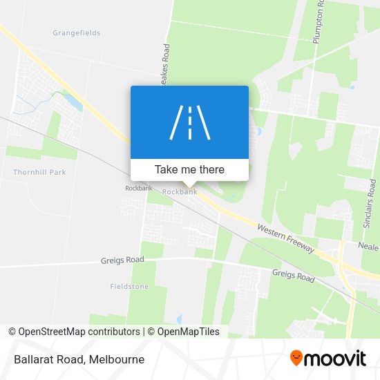Ballarat Road map
