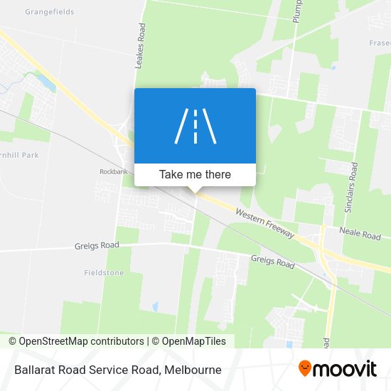 Ballarat Road Service Road map