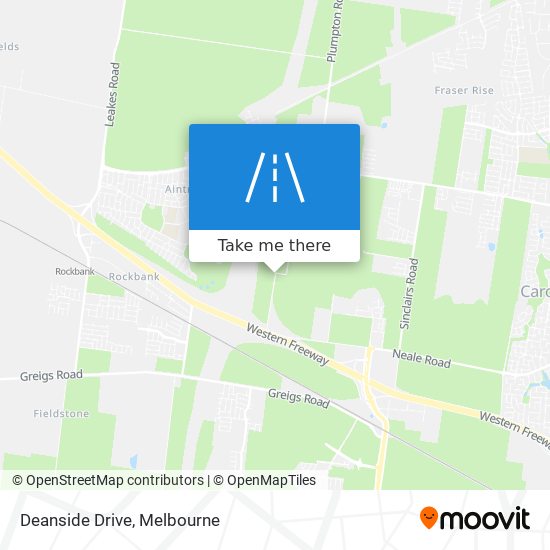 Deanside Drive map