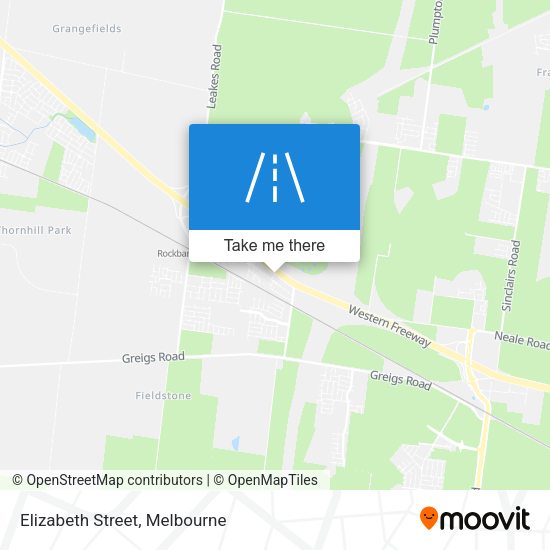Elizabeth Street map