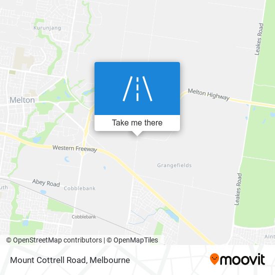Mount Cottrell Road map