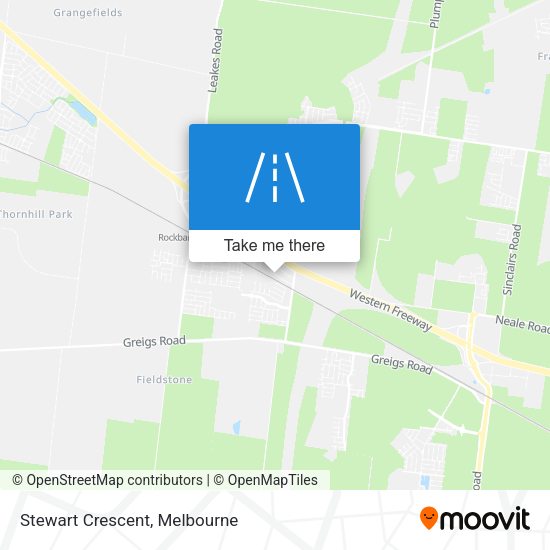 Stewart Crescent map