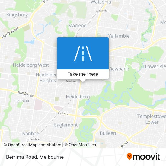 Berrima Road map