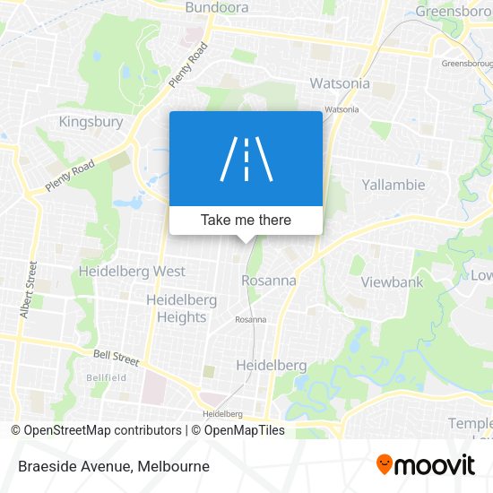 Braeside Avenue map