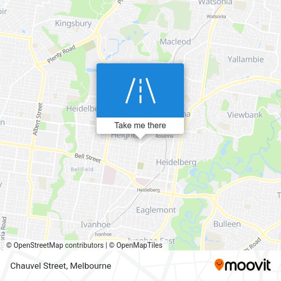 Chauvel Street map