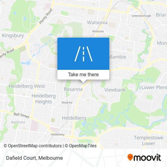 Dafield Court map