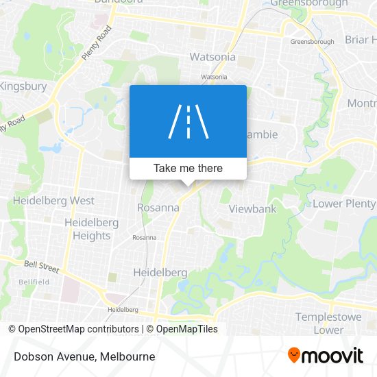 Dobson Avenue map