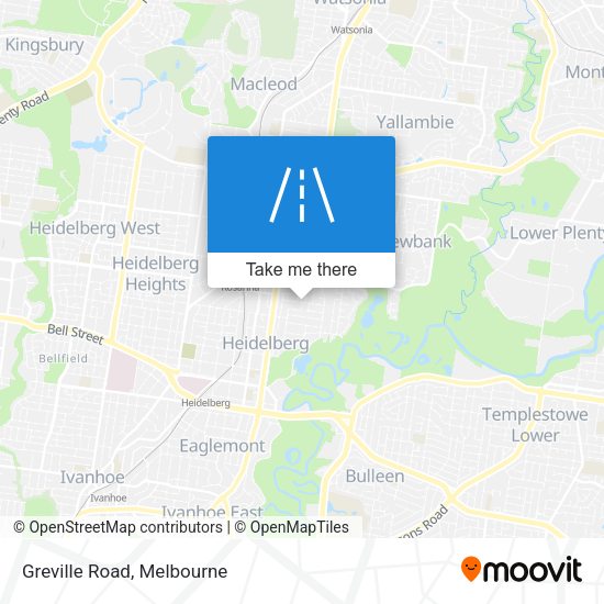 Greville Road map