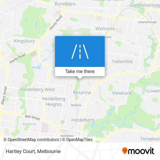 Hartley Court map
