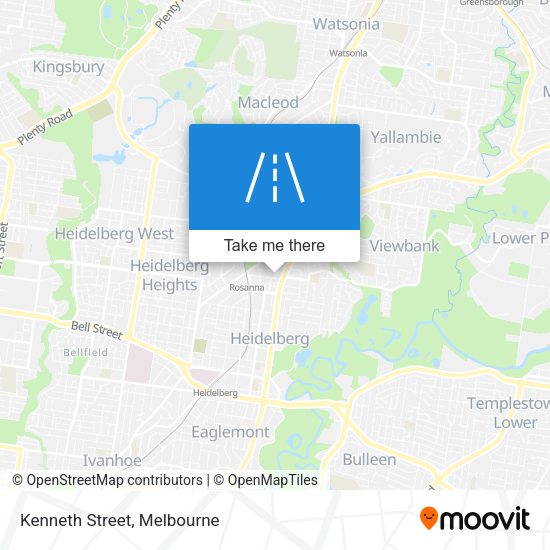Kenneth Street map