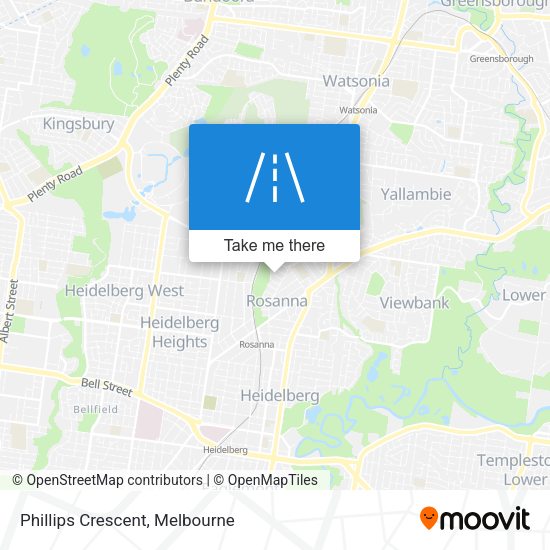 Phillips Crescent map