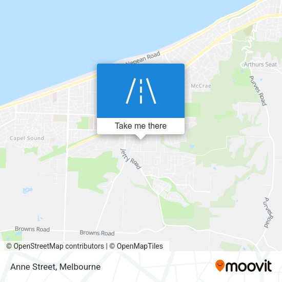 Anne Street map