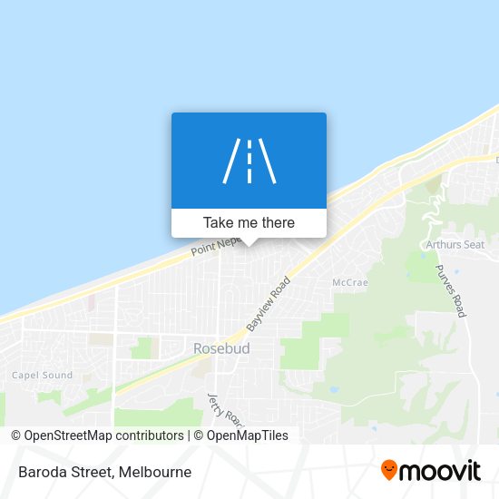 Baroda Street map