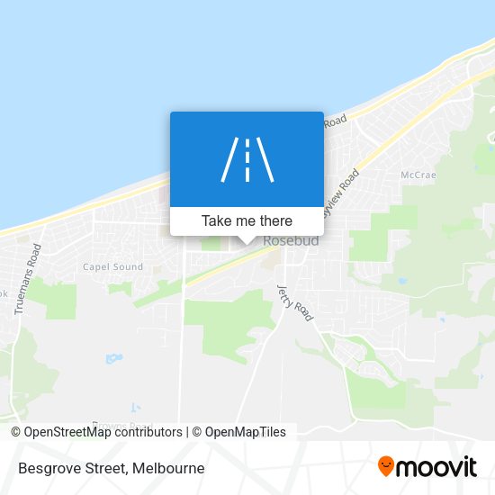 Besgrove Street map