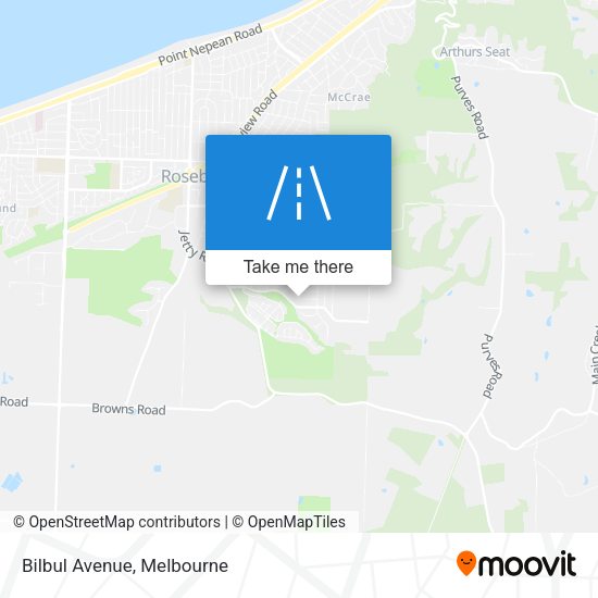Bilbul Avenue map