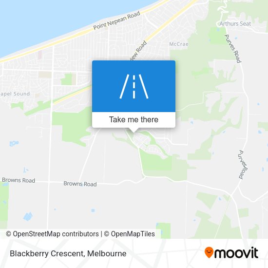 Blackberry Crescent map