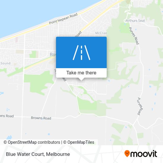 Blue Water Court map