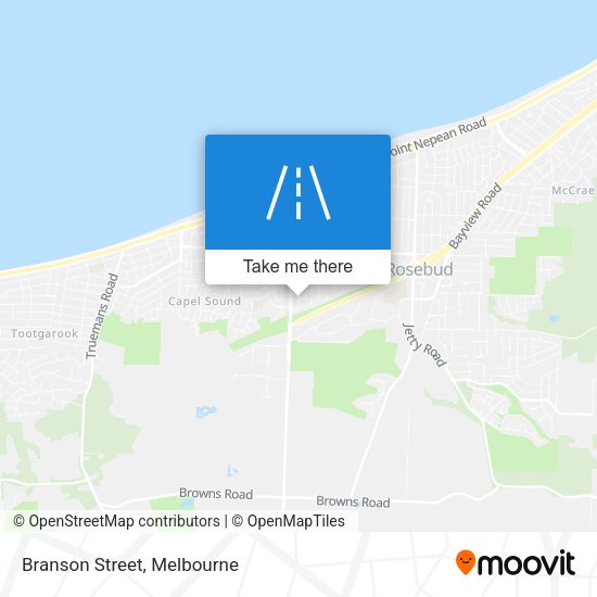 Branson Street map