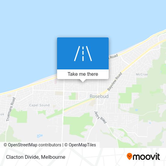 Clacton Divide map