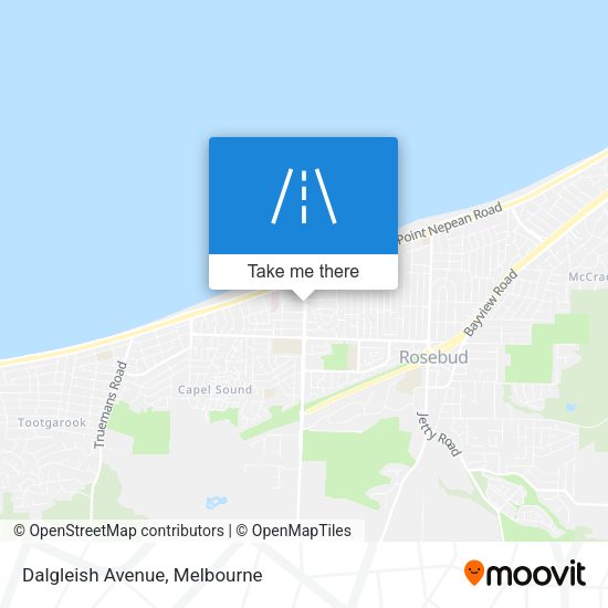Dalgleish Avenue map