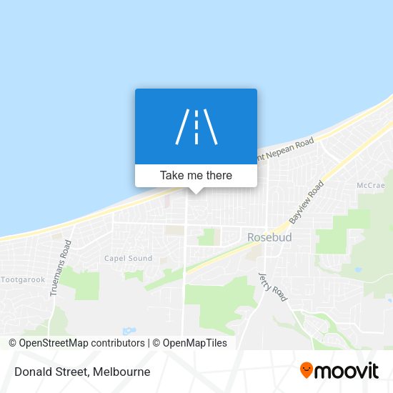 Donald Street map