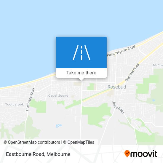 Eastbourne Road map