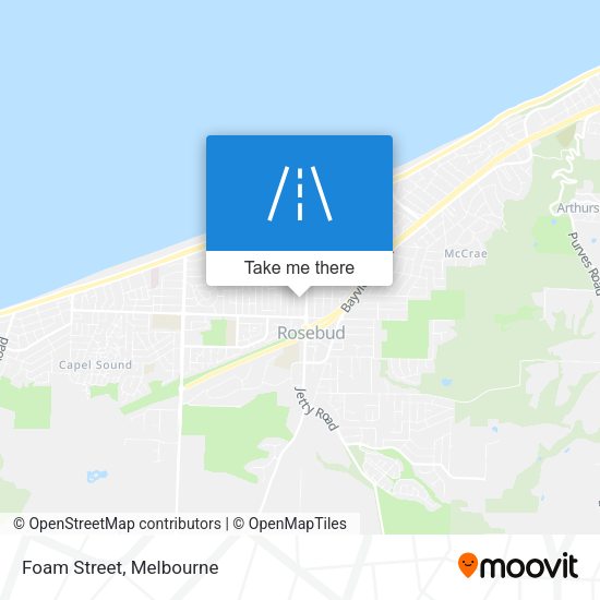 Foam Street map
