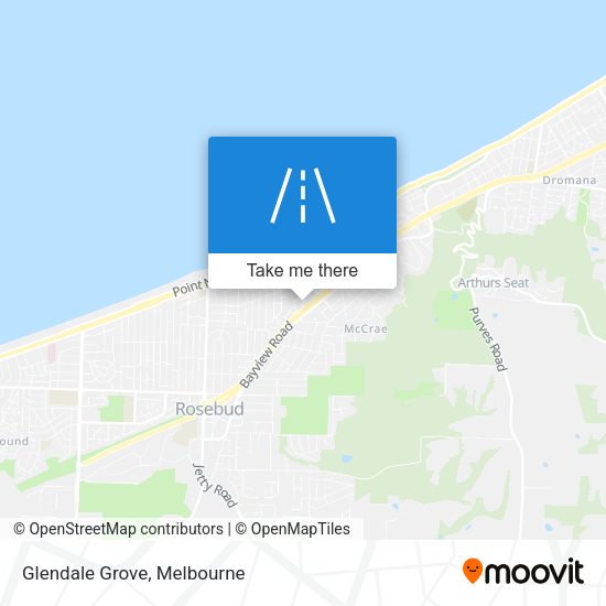 Glendale Grove map