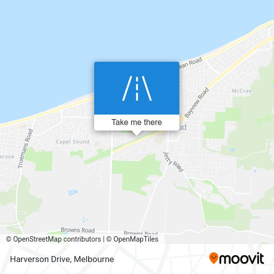 Harverson Drive map