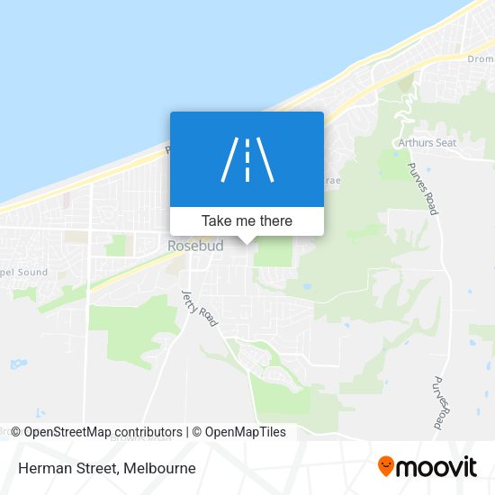Herman Street map