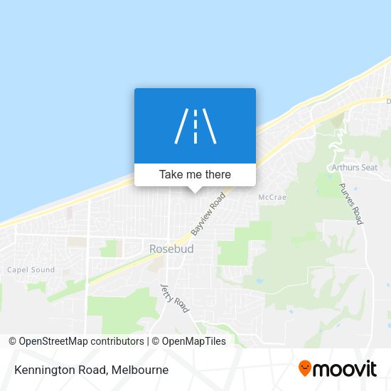 Kennington Road map