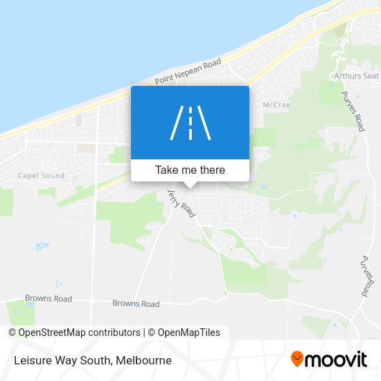 Leisure Way South map